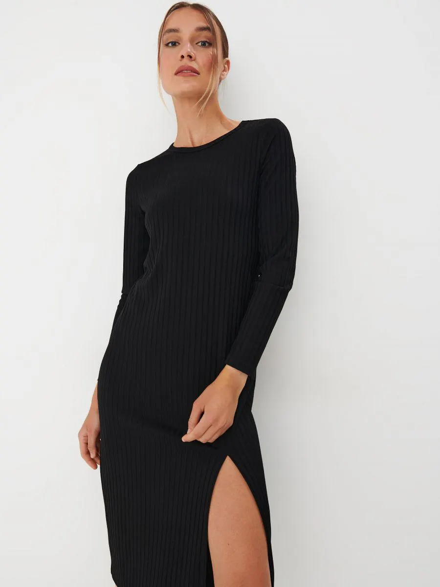 Žerzejové midi šaty