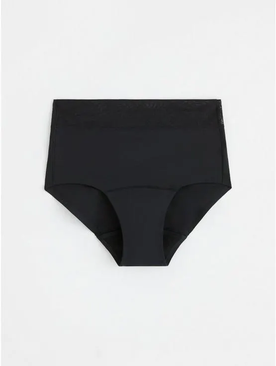 Menstruační kalhotky s extra vysokou mírou savosti - High Waist Lace - Female Engineering