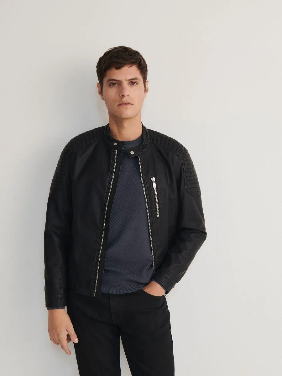 Geacă din piele ecologică