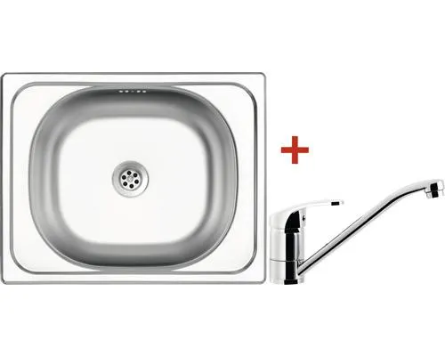 Nerezový dřez s baterií Sinks CLASSIC 500 +PRONTO 400 x 500 mm CL5005MPRCL