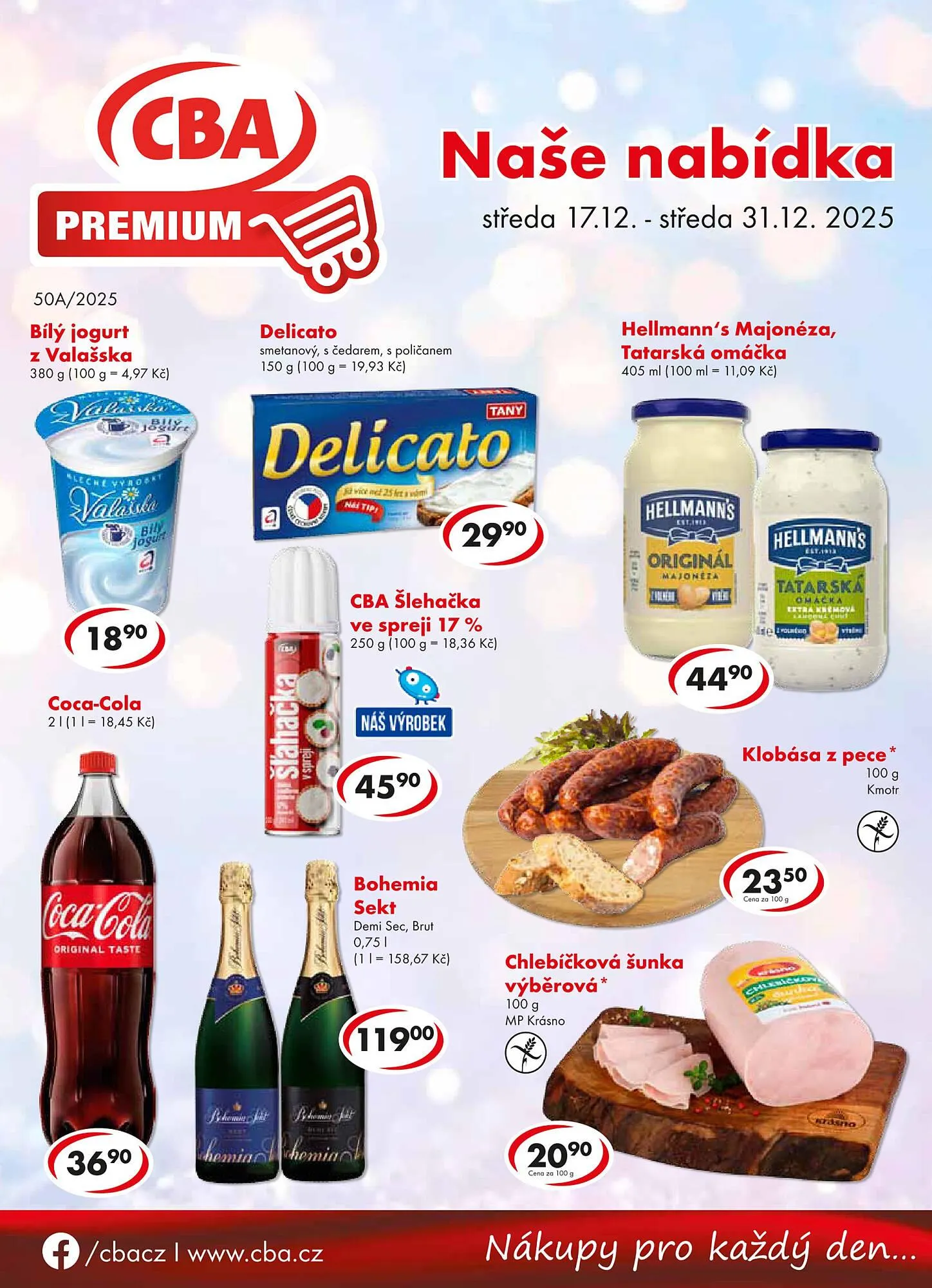 CBA leták - 17. prosince 31. prosince 2025 - Page 1