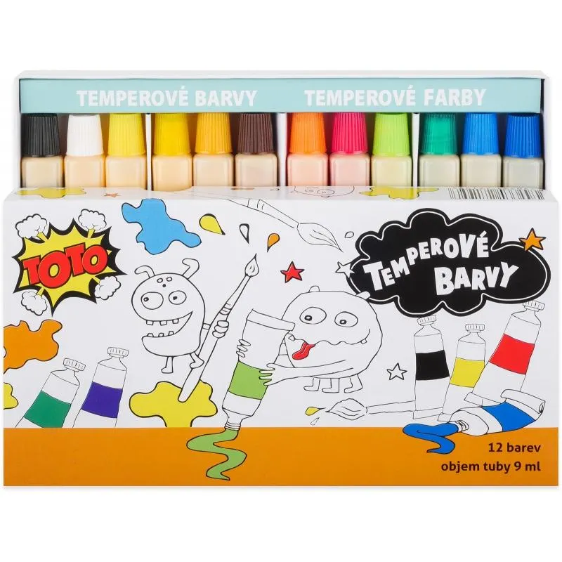 Tempery 12 ks x 9 ml