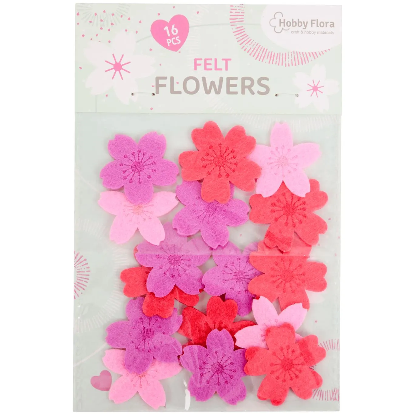 Plstěné květiny Hobby Flora