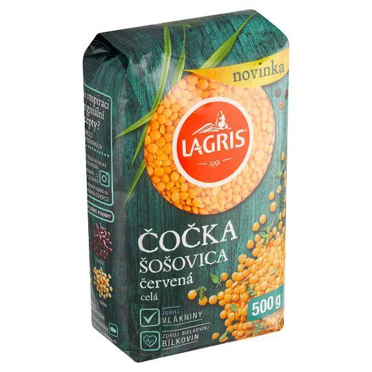 Lagris Whole Red Lentils 500g
