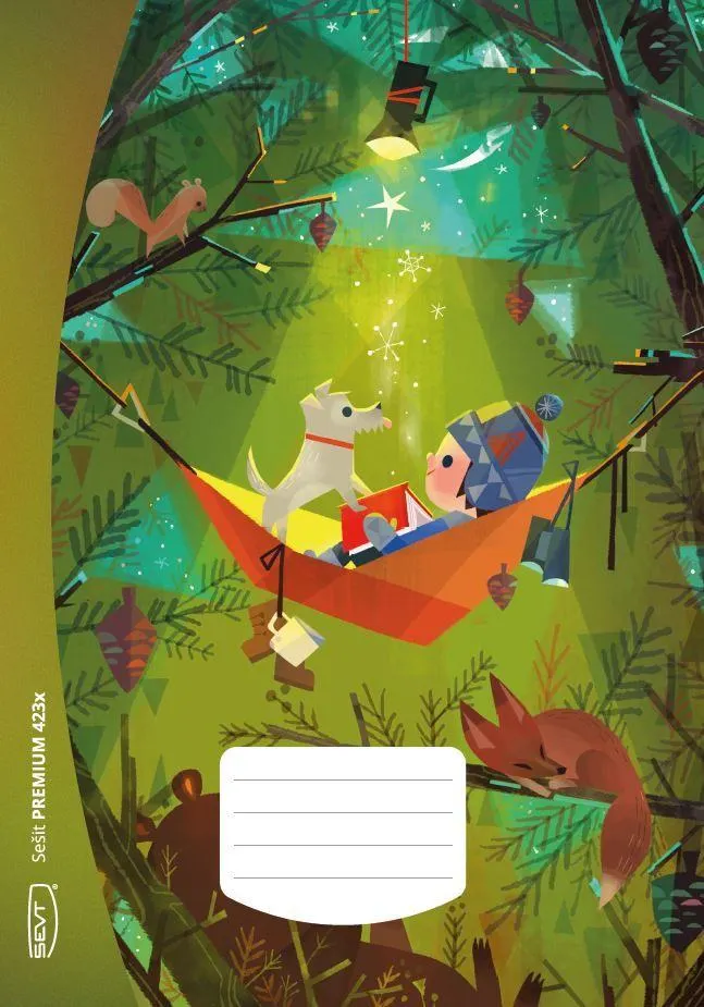 SEVT Sešit Premium 423x, A4 20 l., na čtenářský deník