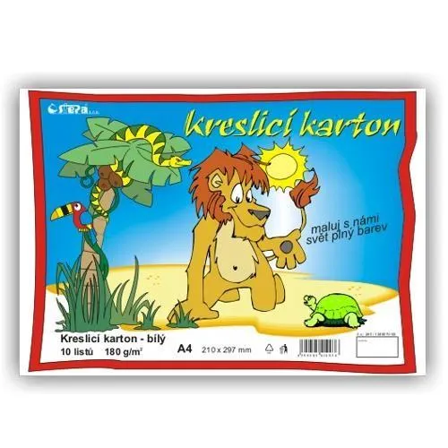Kreslicí karton A4 180 g - 10 ks