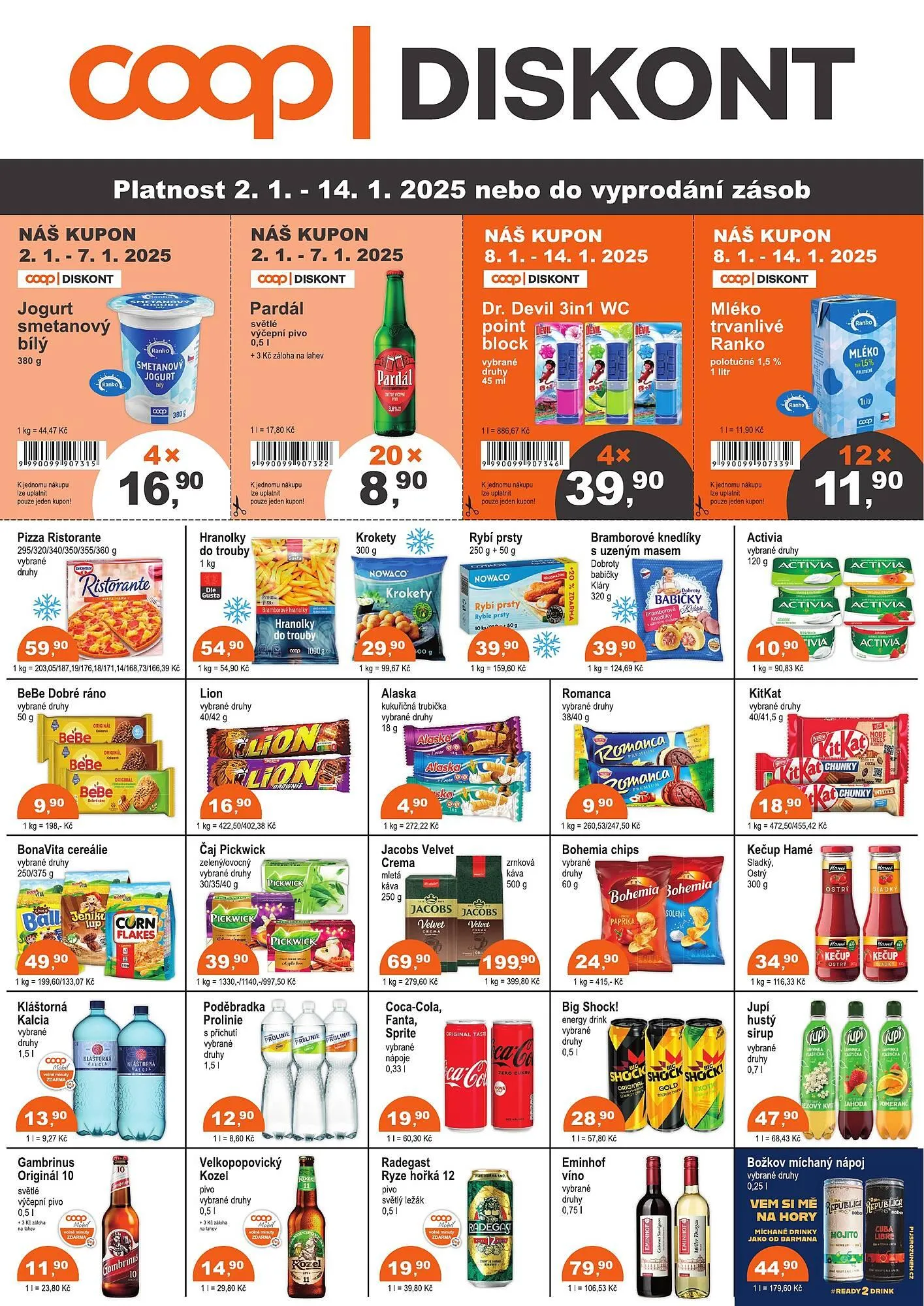 Konzum leták - 2. ledna 14. ledna 2025 - Page 1