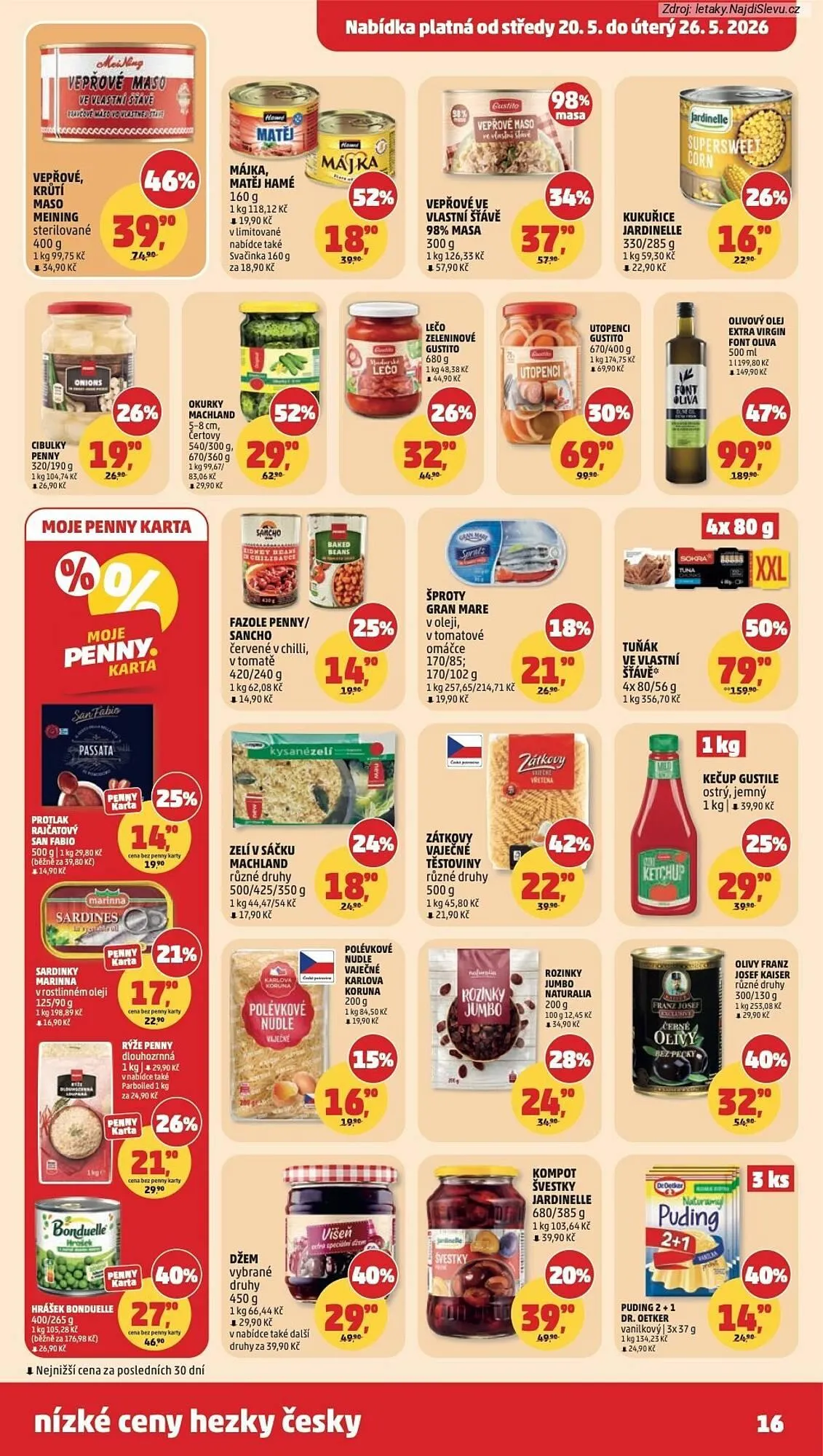 Penny Market leták - 20. května 26. května 2026 - Page 16