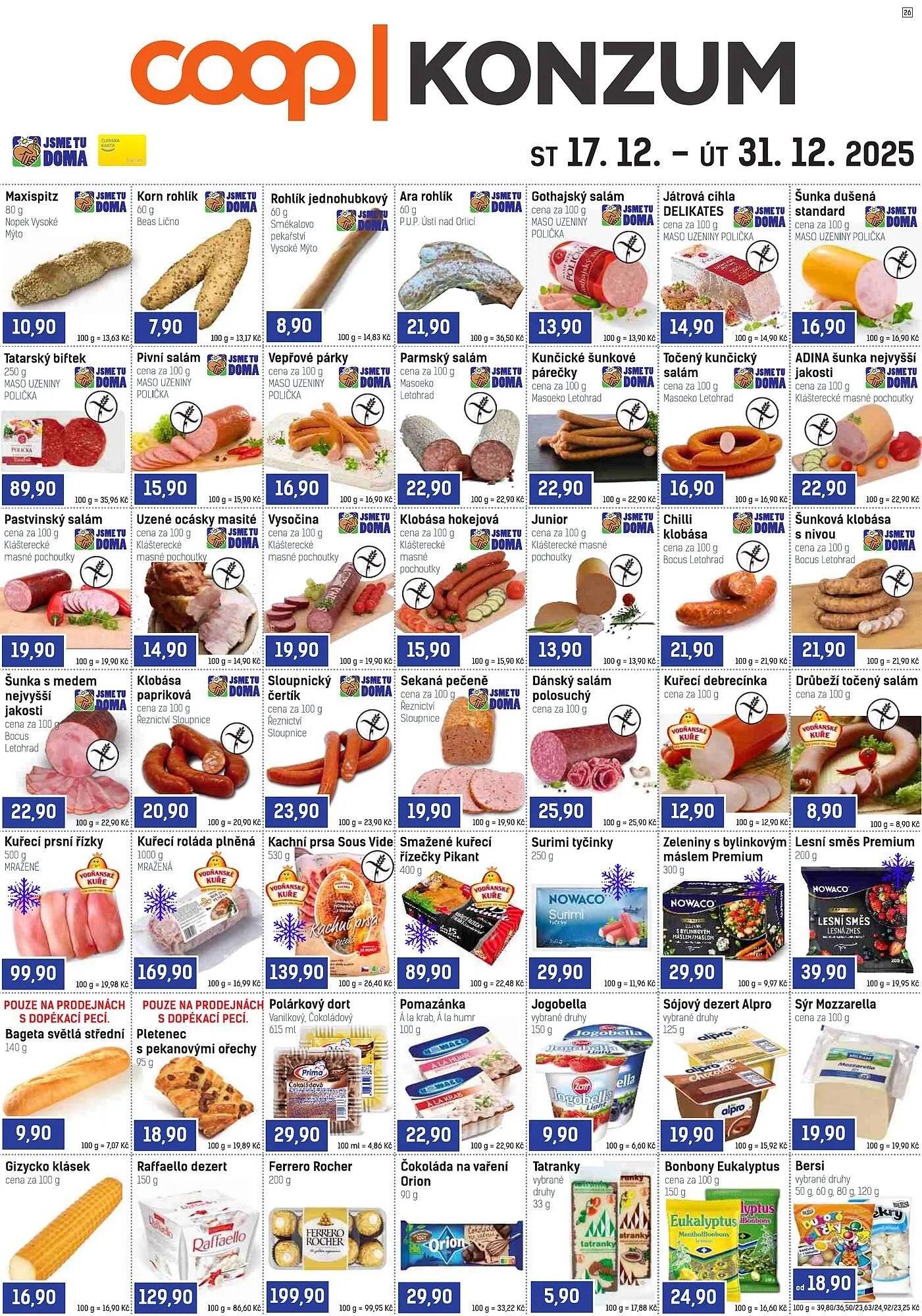 Konzum leták - 17. prosince 31. prosince 2025 - Page 13