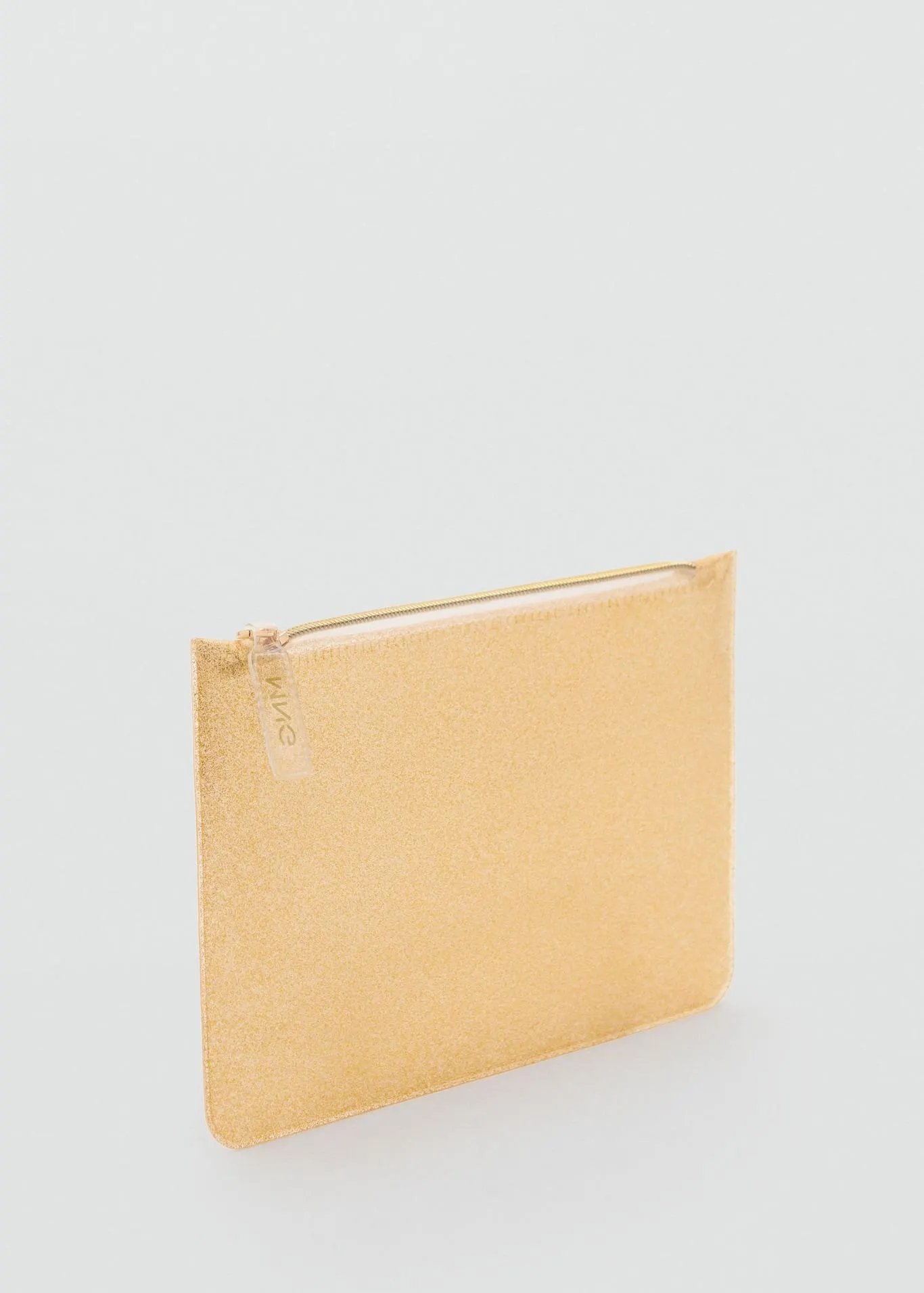 Třpytivá toaletní taštička na zip