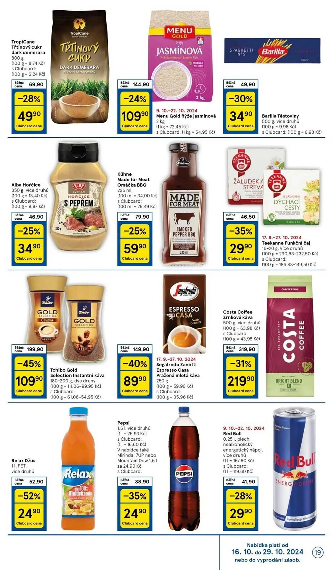 Tesco leták - 16. října 22. října 2024 - Page 19