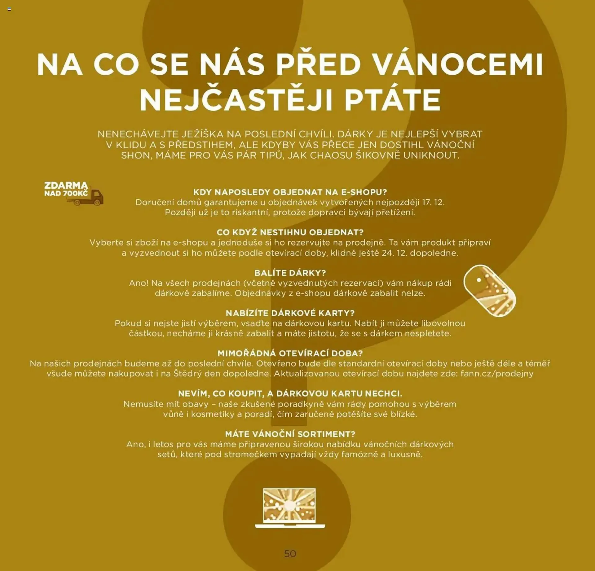 Fann Parfumerie leták - 30. října 31. prosince 2025 - Page 50