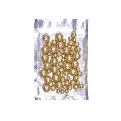 Nohel Garden Vánoční dekorace kuličky zlaté pr. 1,5-3 cm, 60 ks