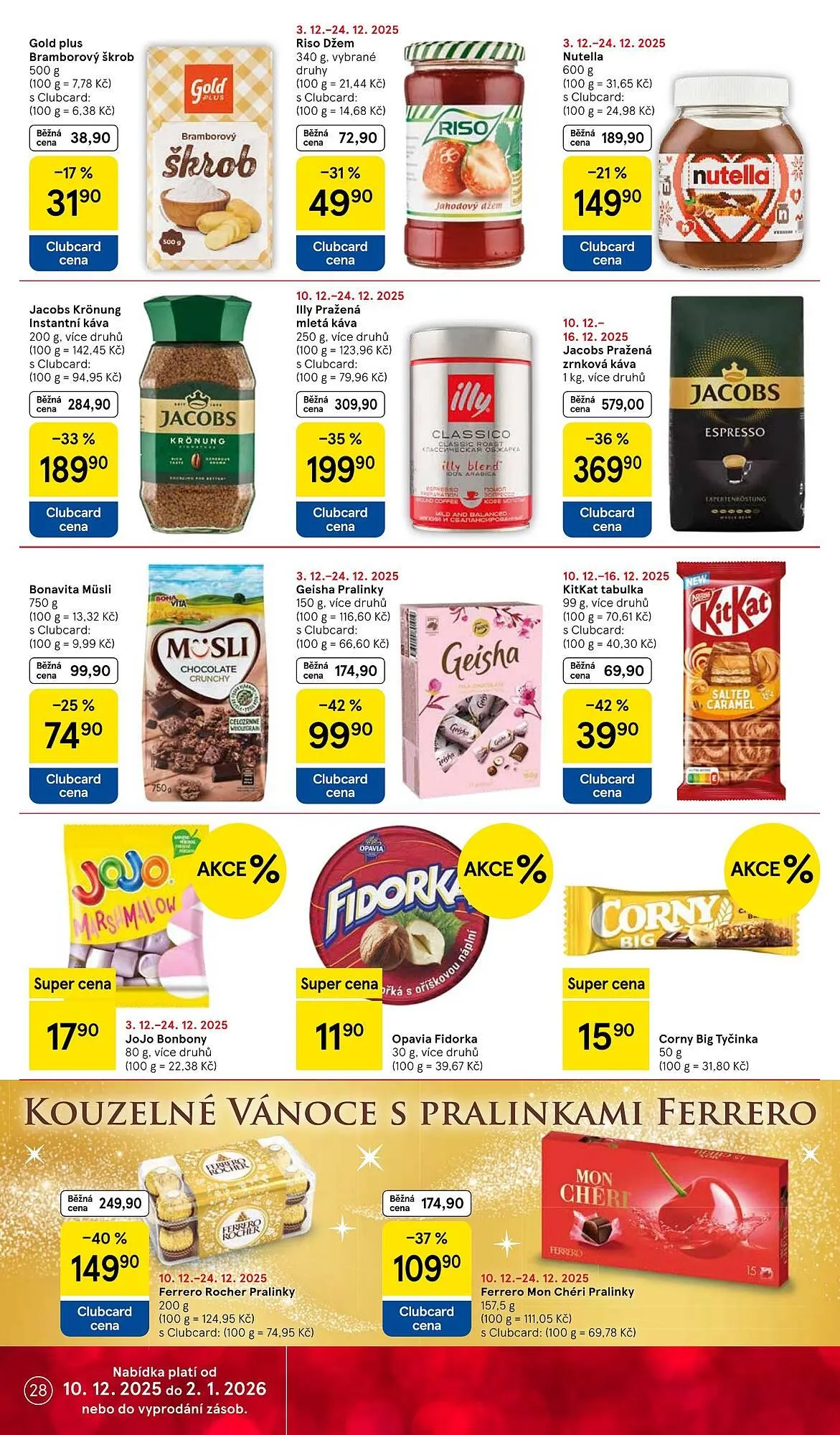 Tesco leták - 10. prosince 16. prosince 2025 - Page 28