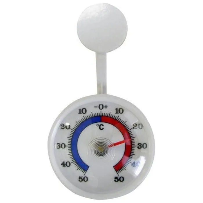 Venkovní teploměr Provence, samolepící, bílý