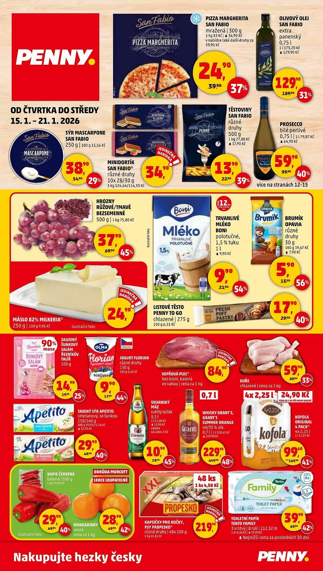 Penny Market leták - 15. ledna 21. ledna 2026 - Page 1