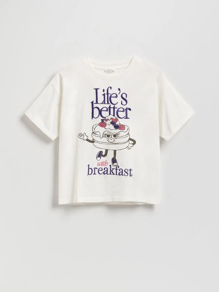 Tričko s vyšíváním