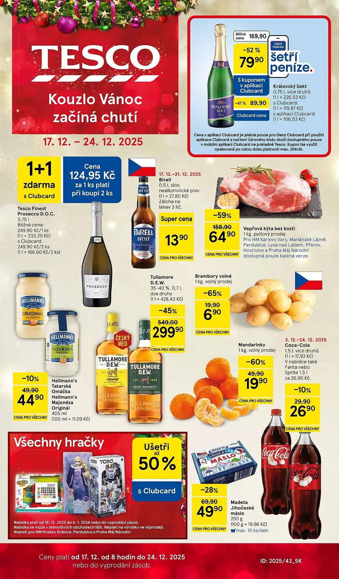 Tesco leták - 17. prosince 24. prosince 2025 - Page 1