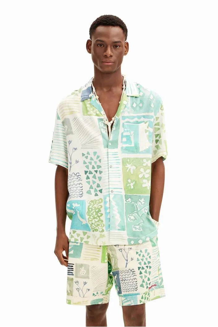 košile Desigual Yuki crudo