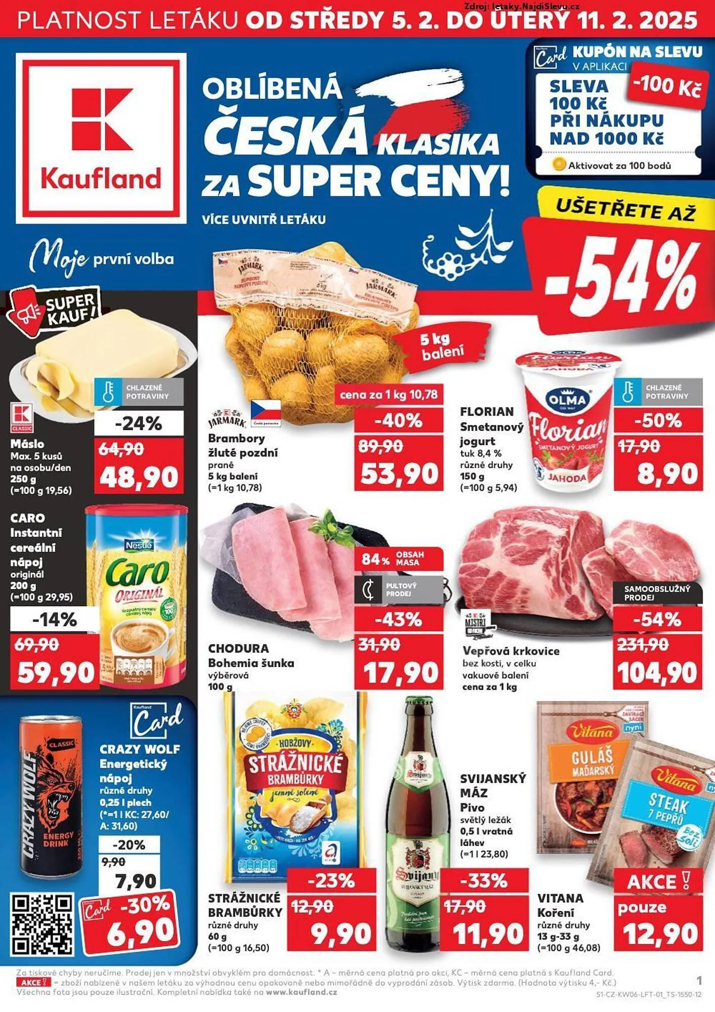 Kaufland leták - 5. února 11. února 2025 - Page 1