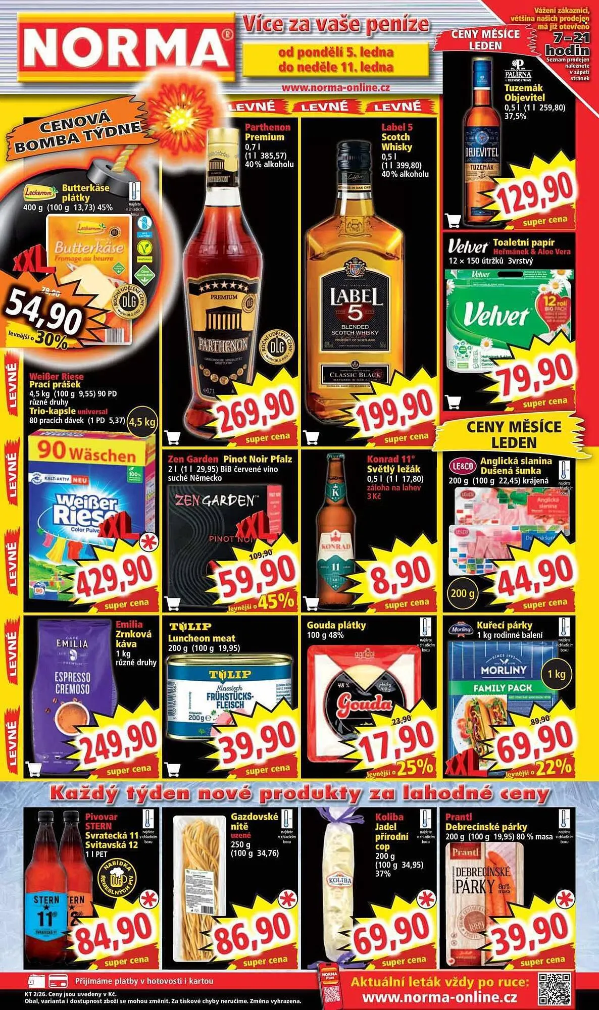 Norma leták - 5. ledna 11. ledna 2026 - Page 1