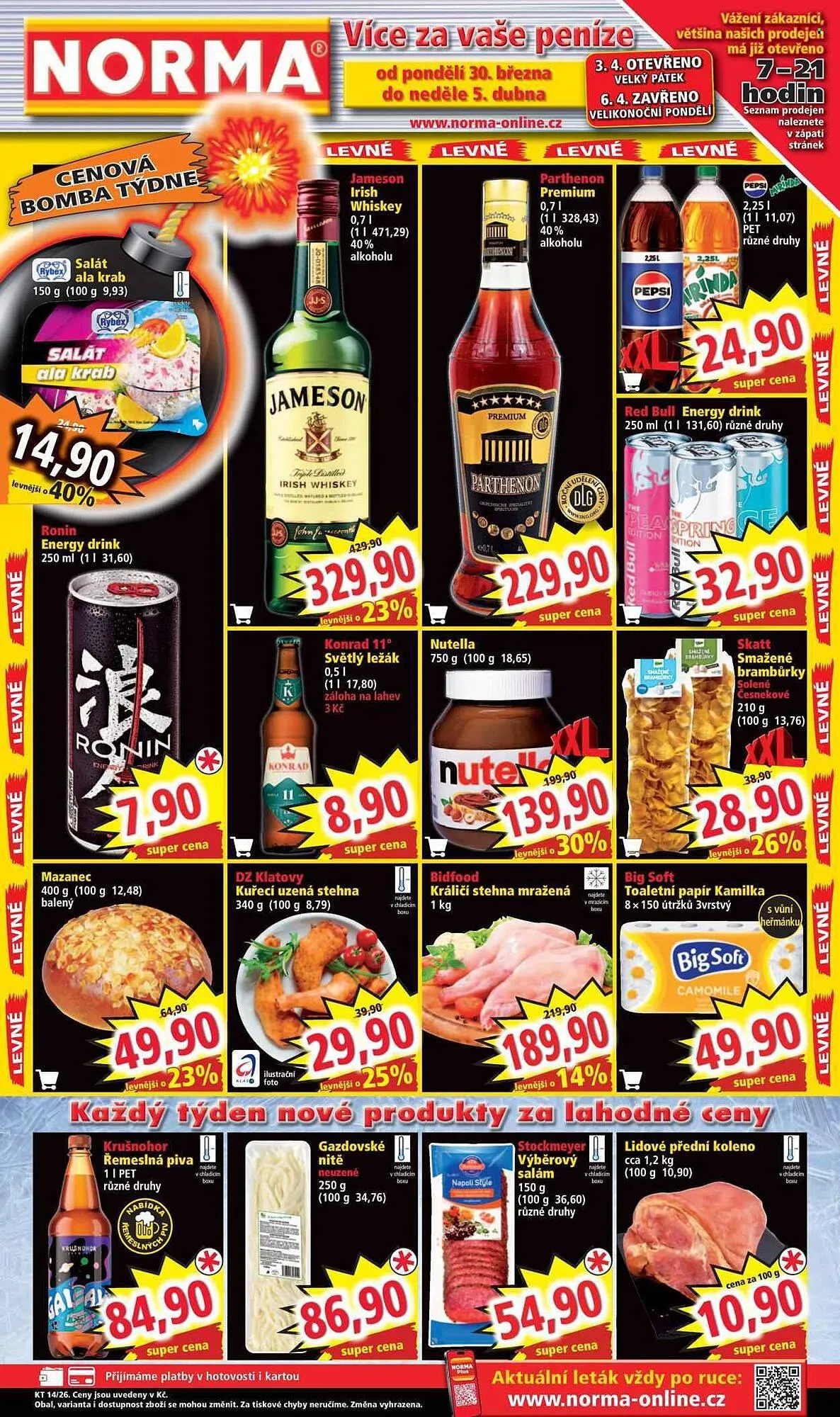 Norma leták - 30. března 5. dubna 2026 - Page 1