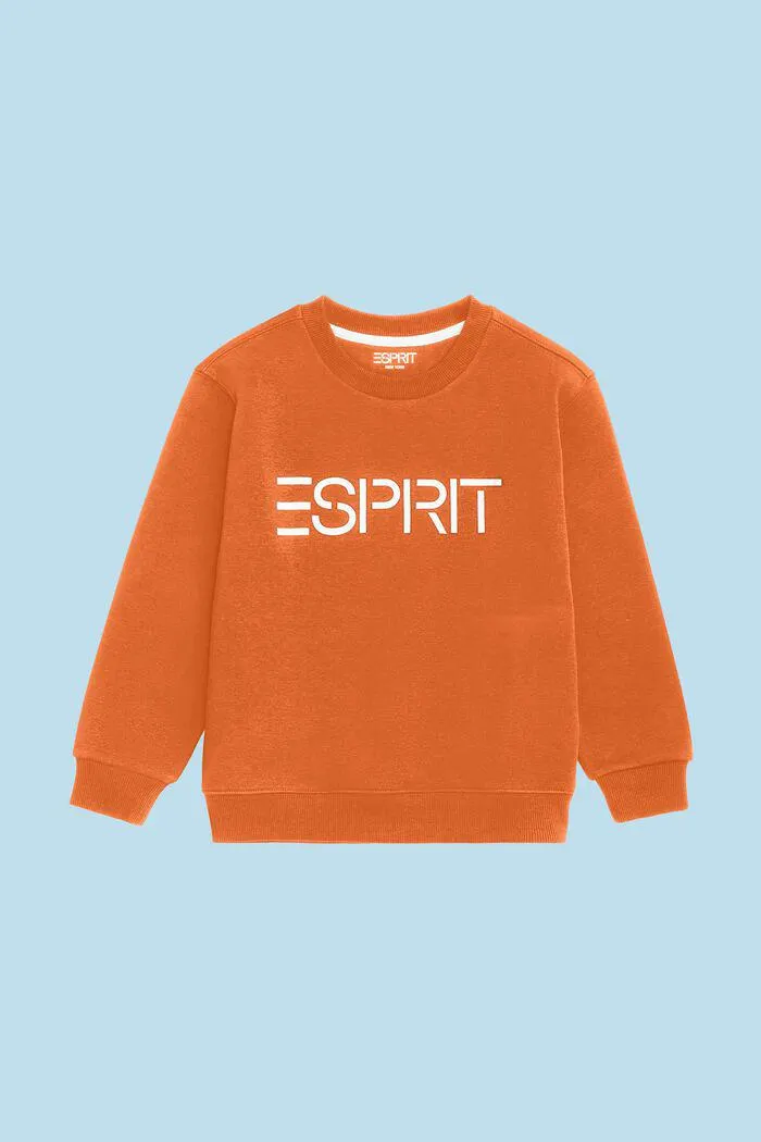 Sweat-shirt à col rond et logo