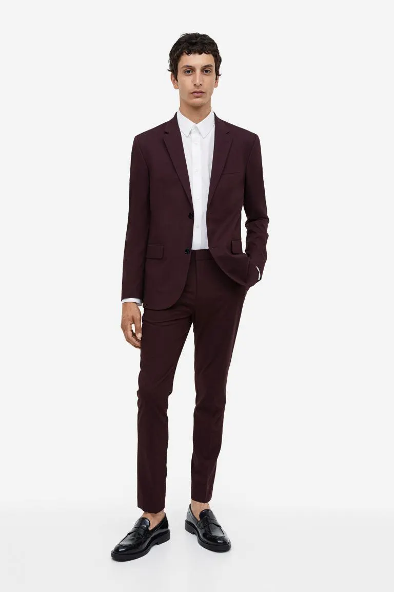 Společenské kalhoty Skinny Fit