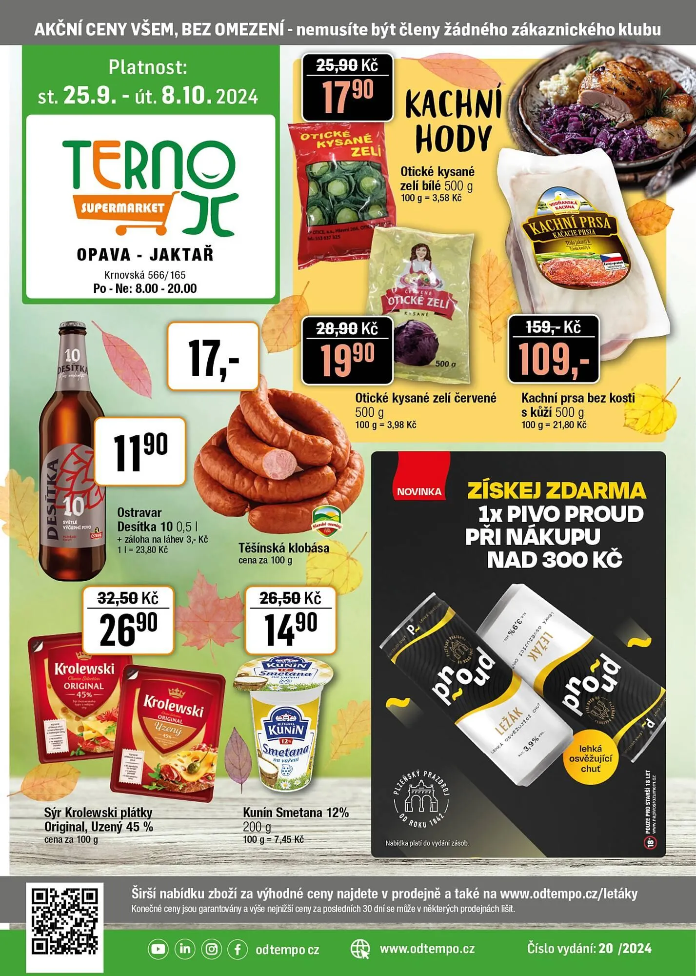 TEMPO Terno leták - 25. září 8. října 2024 - Page 1