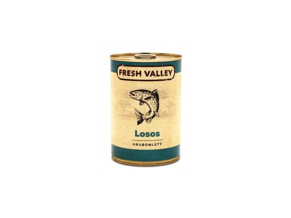 Fresh Valley konzerva s lososem 400g