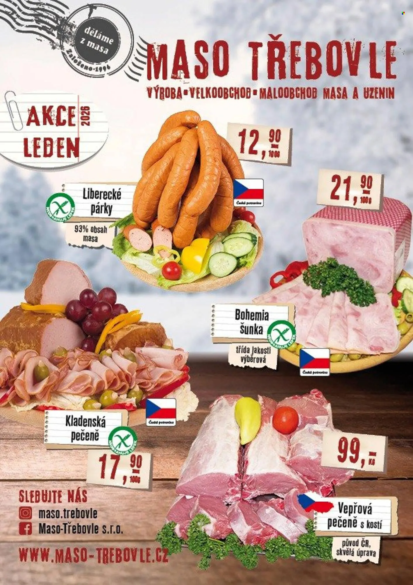 Maso Třebovle leták - 1. ledna 31. ledna 2026 - Page 1