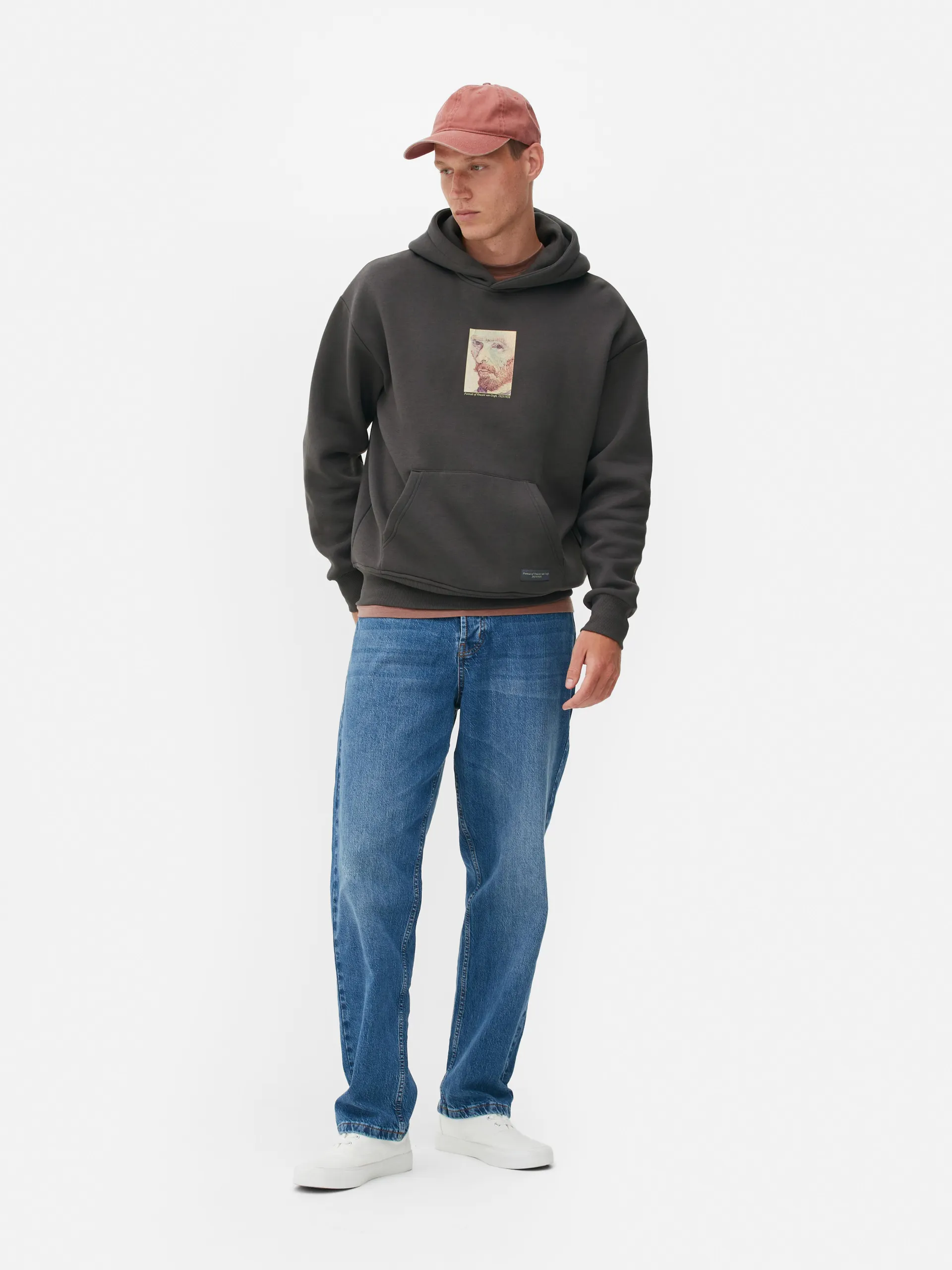 Mikina s kapucí a autoportrétem Vincent van Gogh