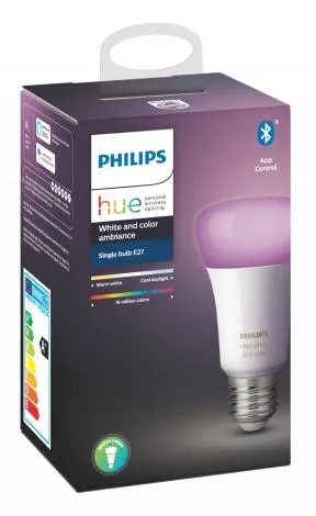 Philips Hue Bluetooth žárovka LED E27 9W