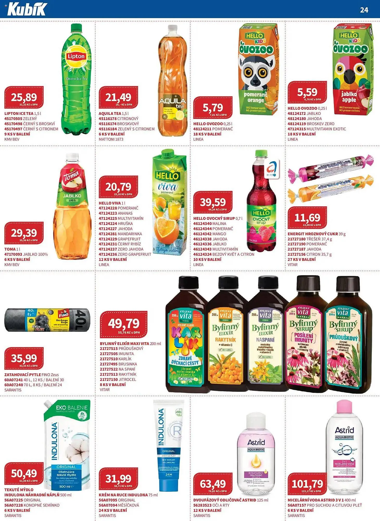 Kubík potraviny leták - 1. února 28. února 2026 - Page 24