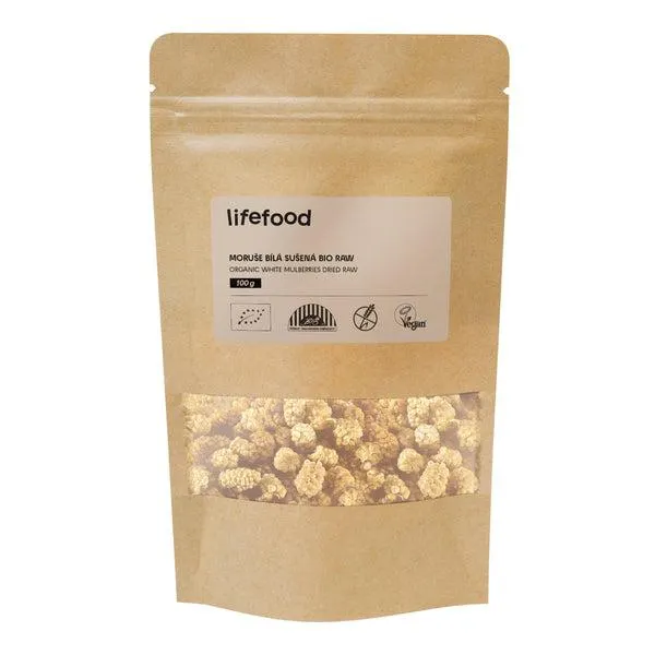 Lifefood Moruše bílá sušená RAW BIO (100 g)