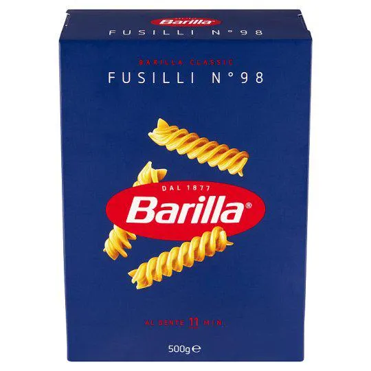 Barilla Fusilli Semolina Pasta Dried 500g