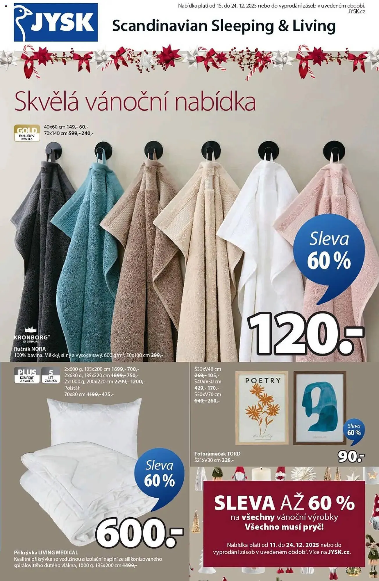 JYSK leták - 15. prosince 24. prosince 2025 - Page 1