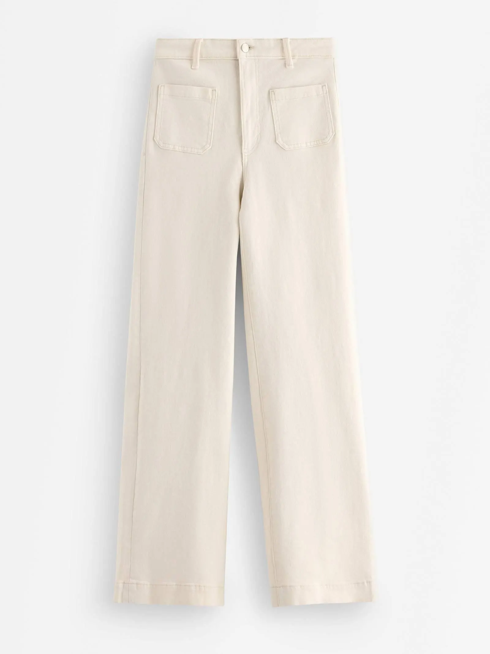 WIDE džíny s vysoký pas