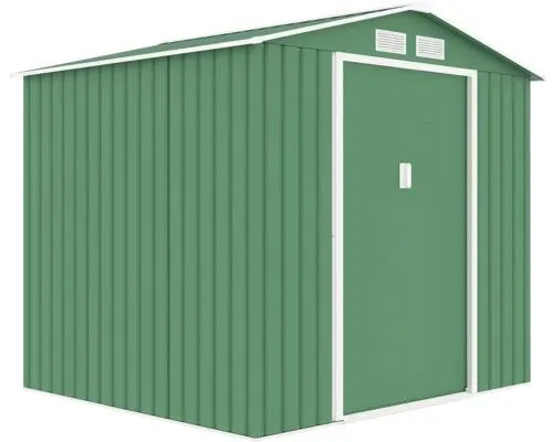 Plechový zahradní domek Rojaplast Archer B 203 x 181 cm zelený