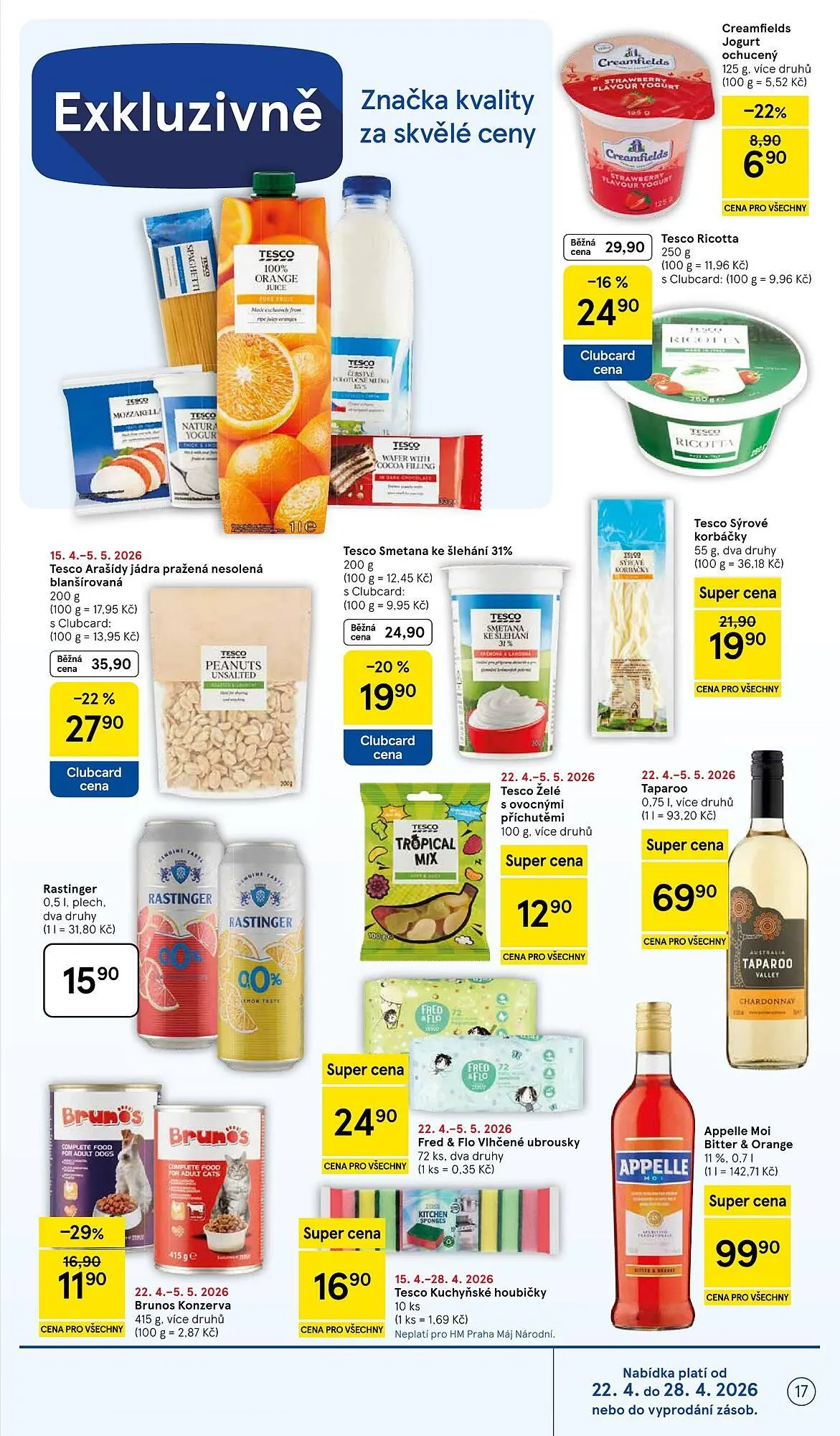 Tesco leták - 22. dubna 28. dubna 2026 - Page 17