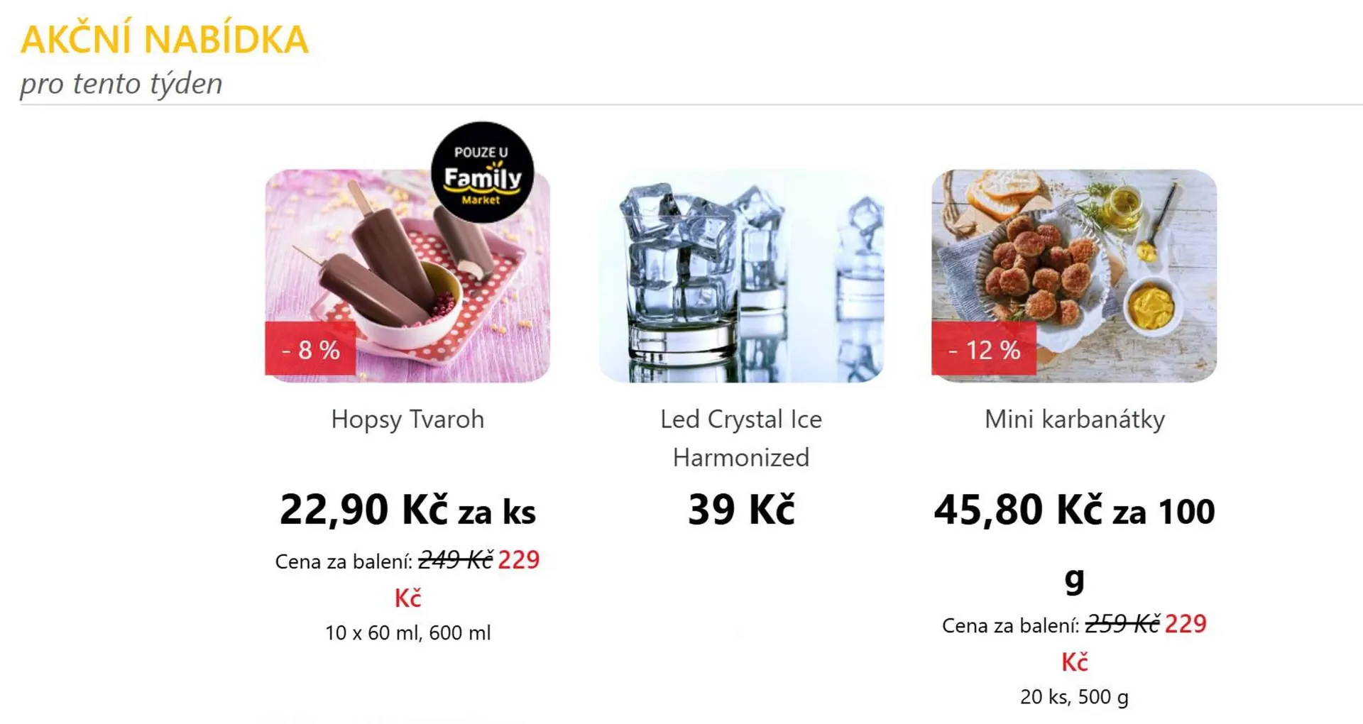 Family Market leták - 8. dubna 14. dubna 2026 - Page 1