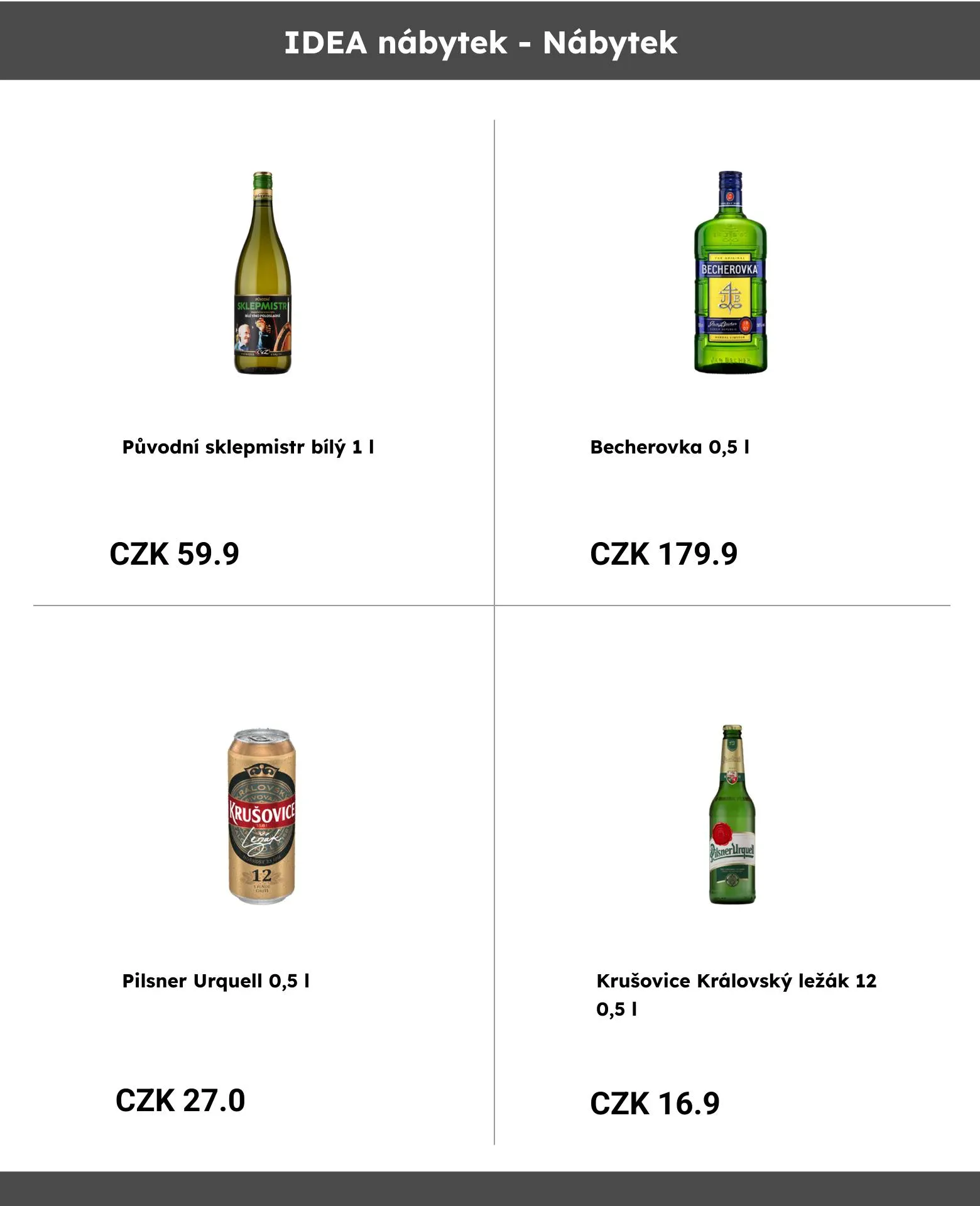 IDEA nábytek - Nábytek - 25. září 30. září 2023 - Page 1