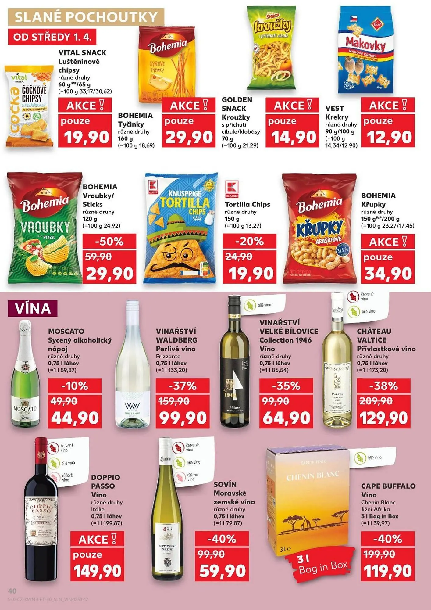 Kaufland leták - 1. dubna 7. dubna 2026 - Page 40