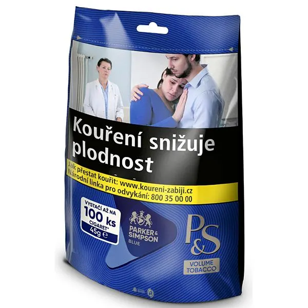Tabák cigaretový P&S Blue 45g