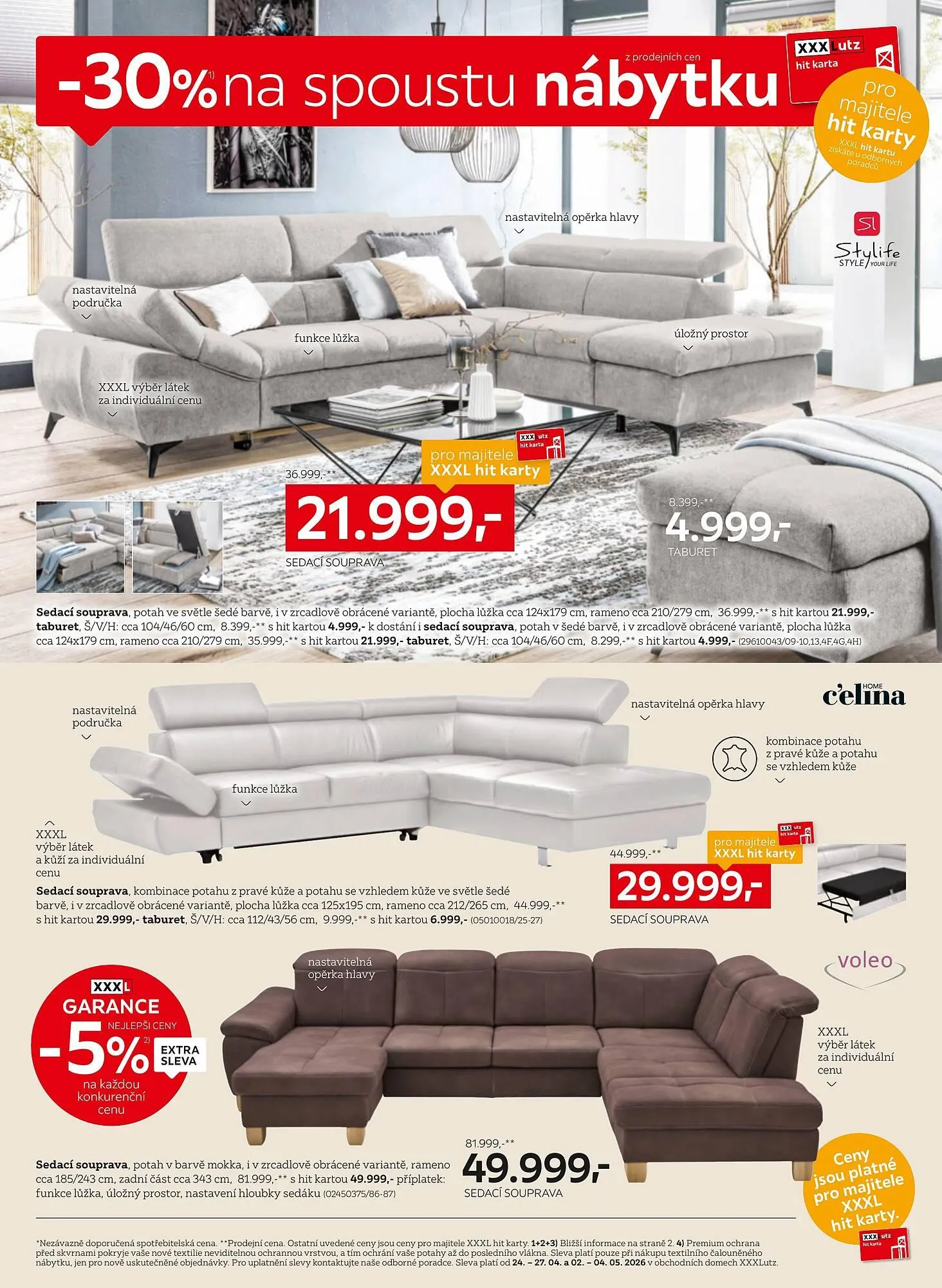 XXXLutz leták - 20. dubna 3. května 2026 - Page 4