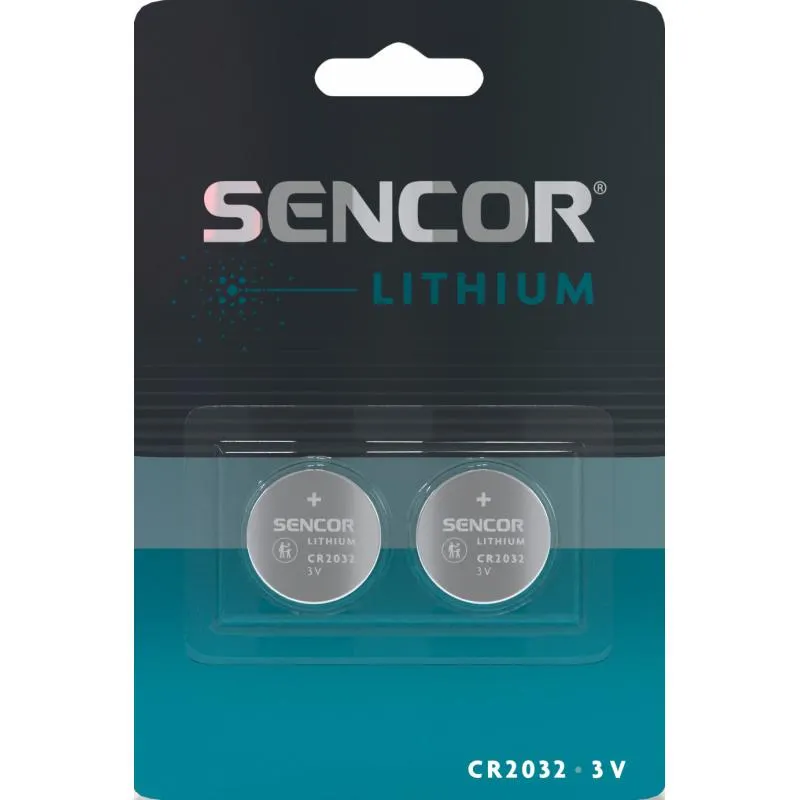2x Baterie Sencor CR2032 Lithium