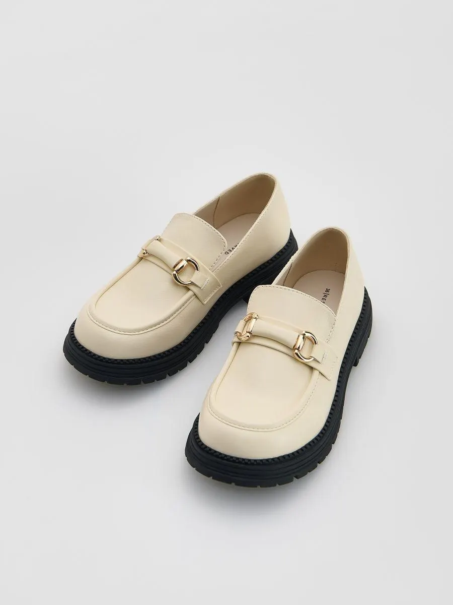 Mokasíny z imitace kůže