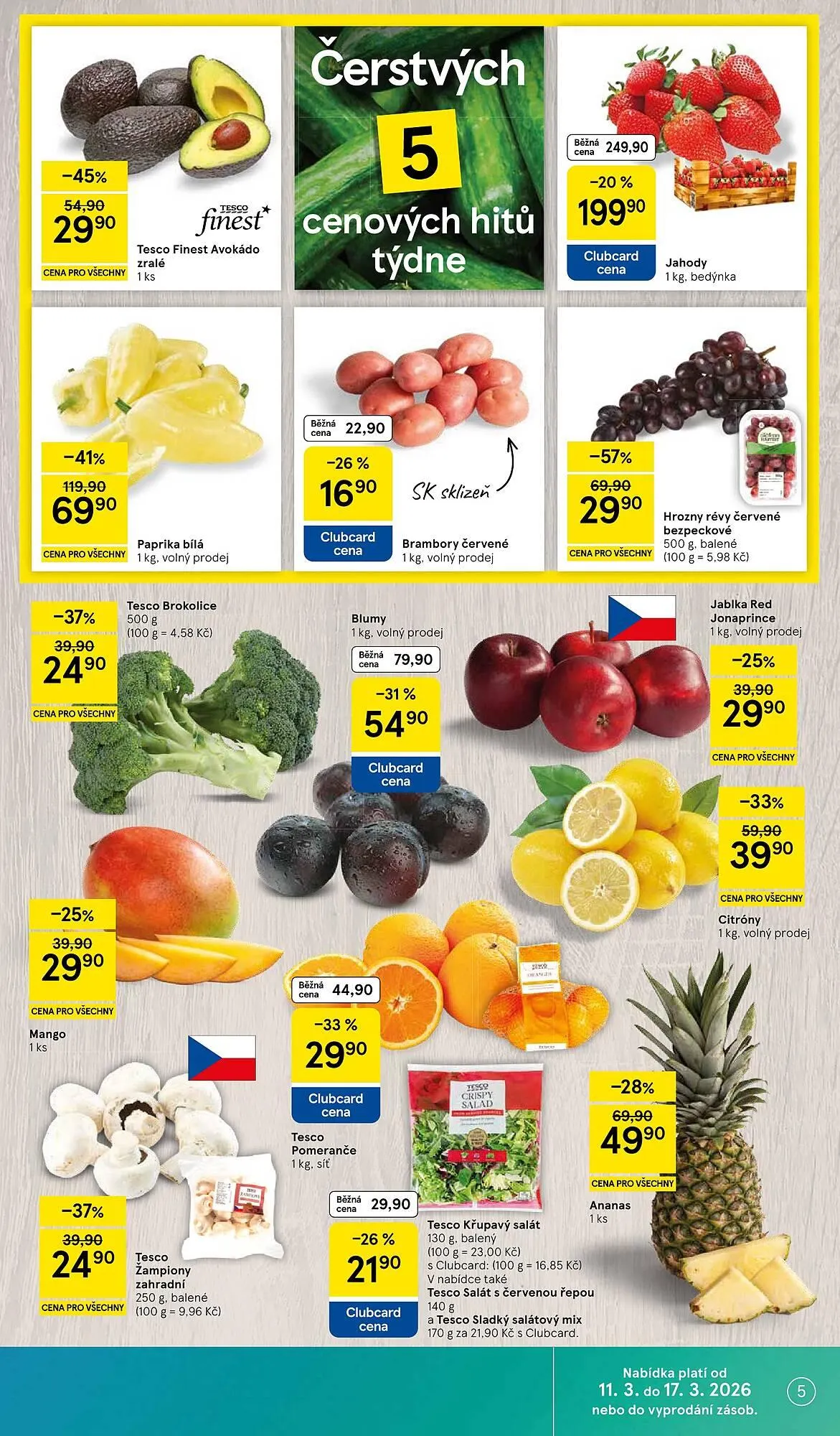 Tesco leták - 11. března 17. března 2026 - Page 5