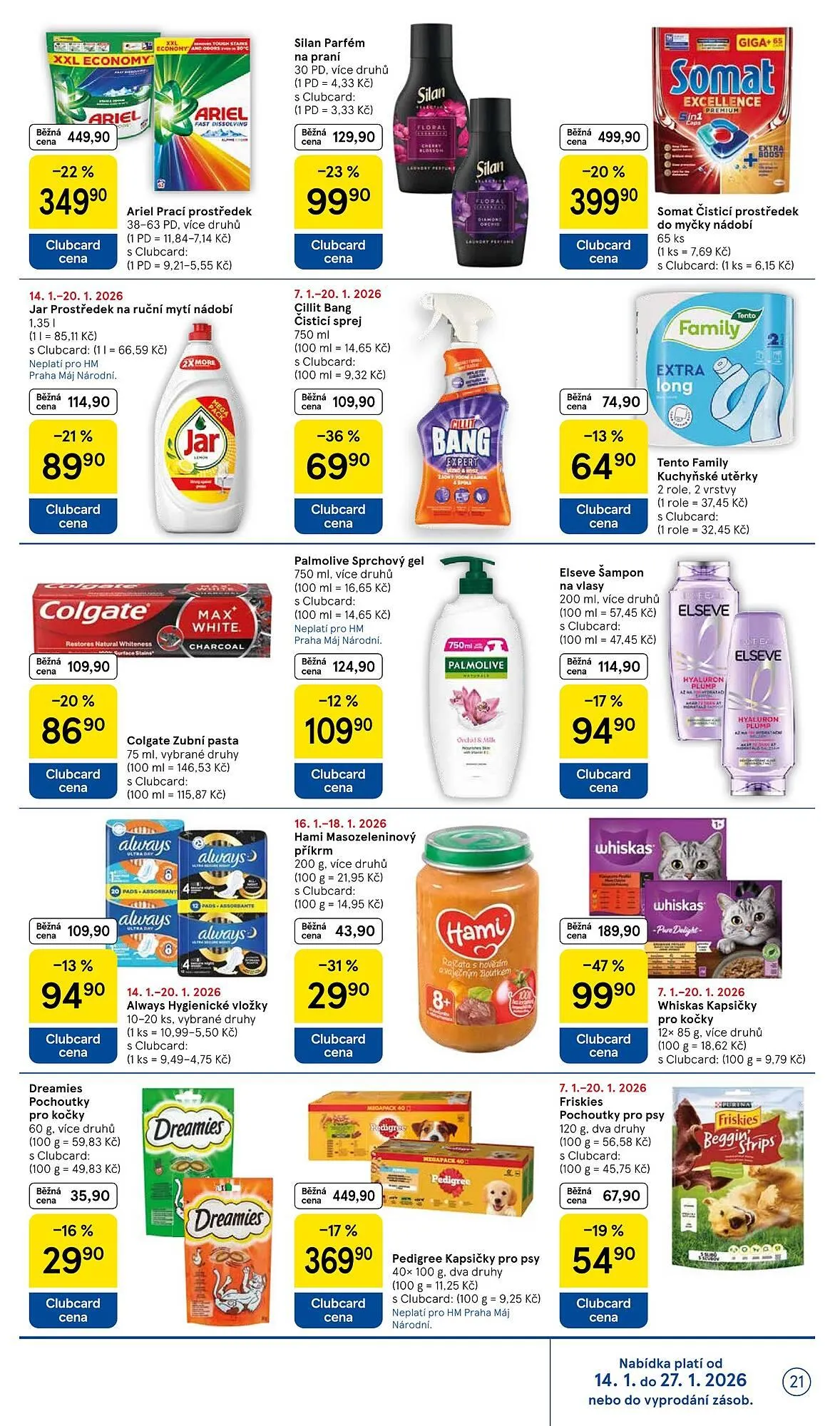 Tesco leták - 14. ledna 20. ledna 2026 - Page 21