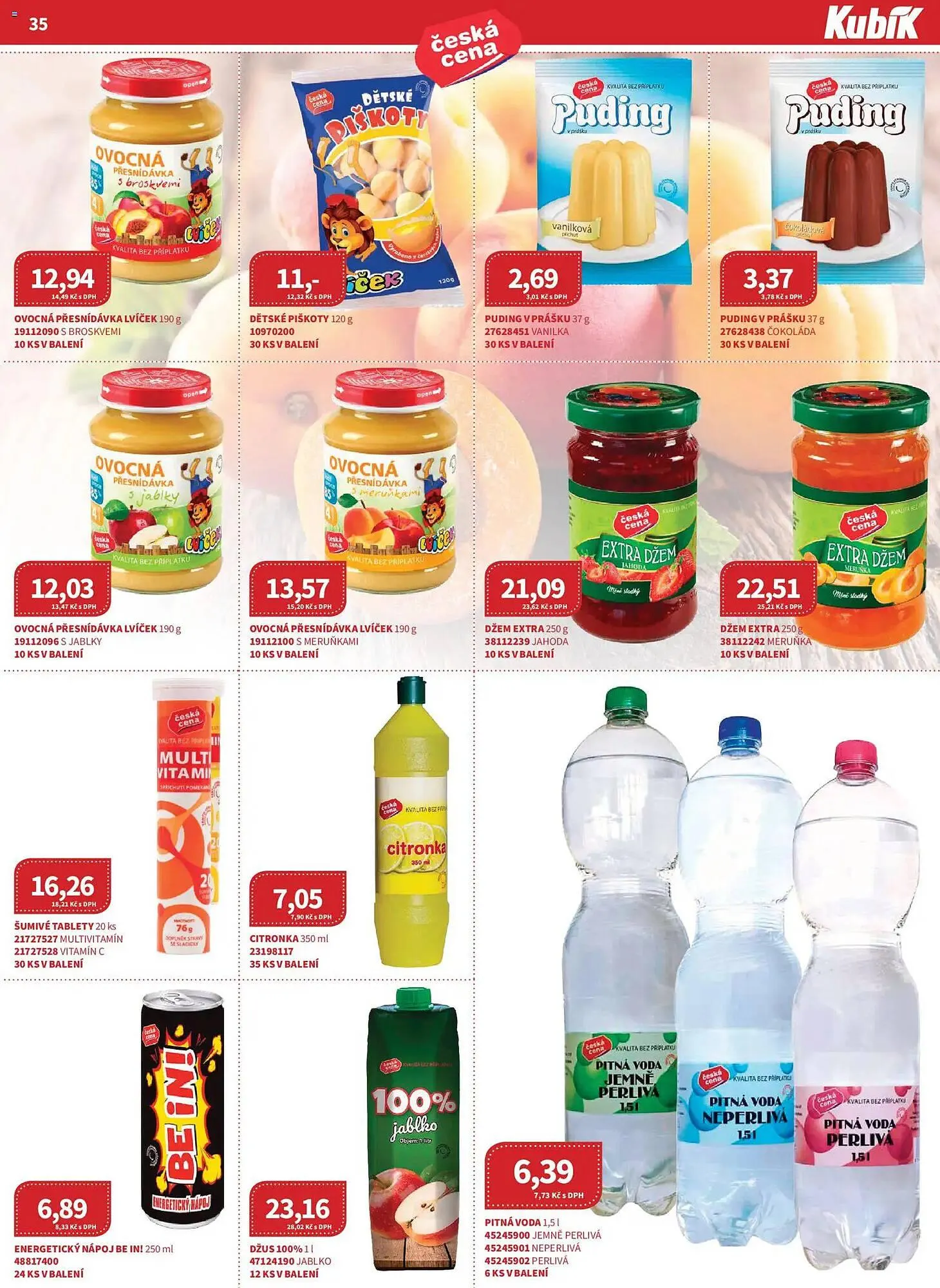 Kubík potraviny leták - 1. dubna 30. dubna 2026 - Page 35